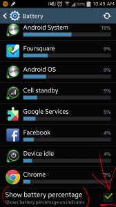 Bottom of stats - check box